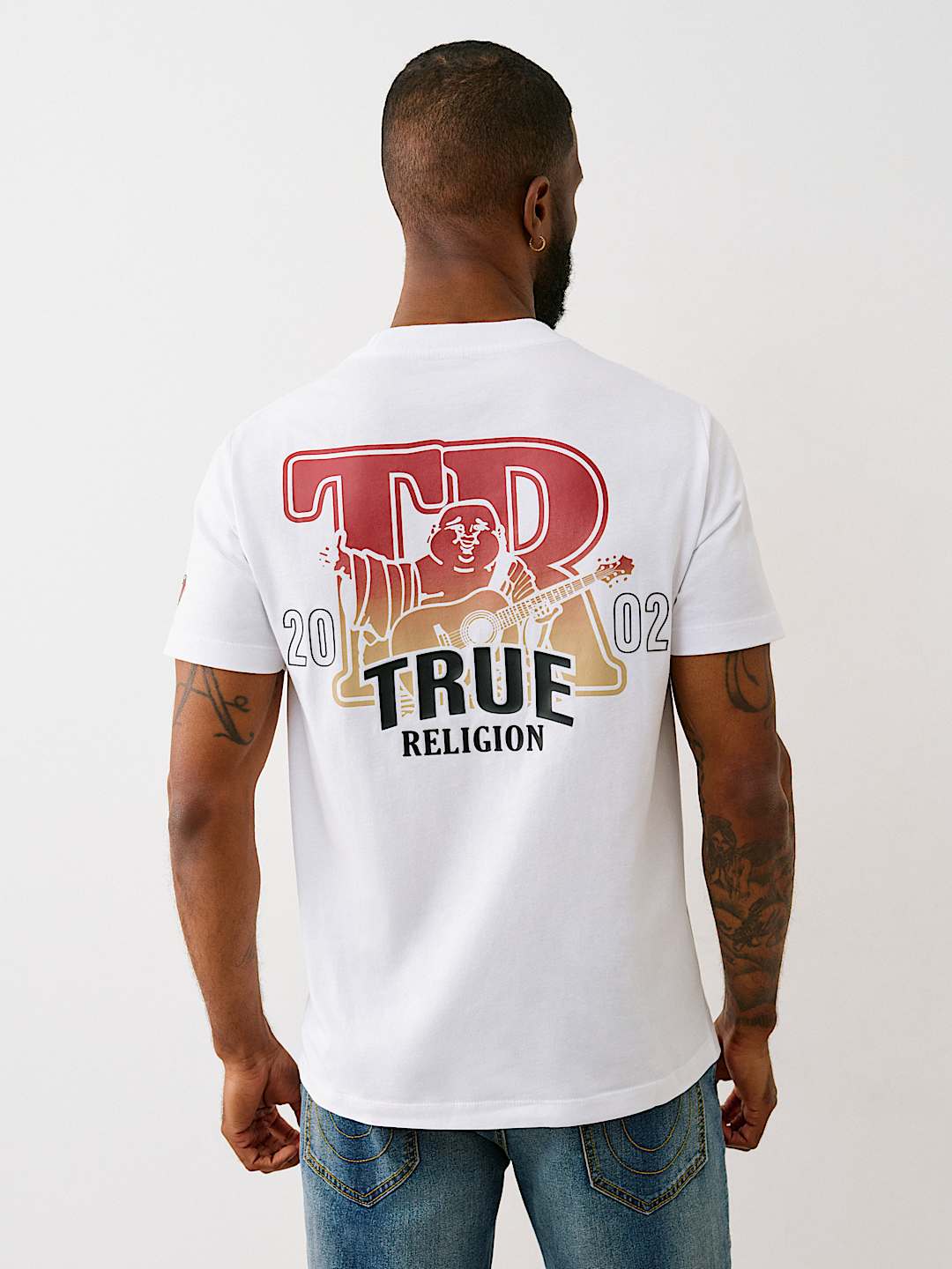 True Religion TR 2002 Graphic Tee — White