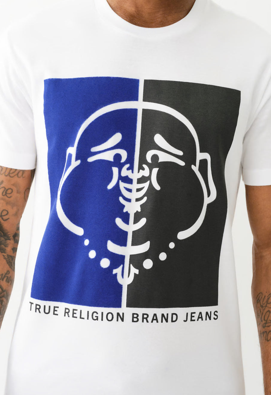 True Religion Graphic Tee — White