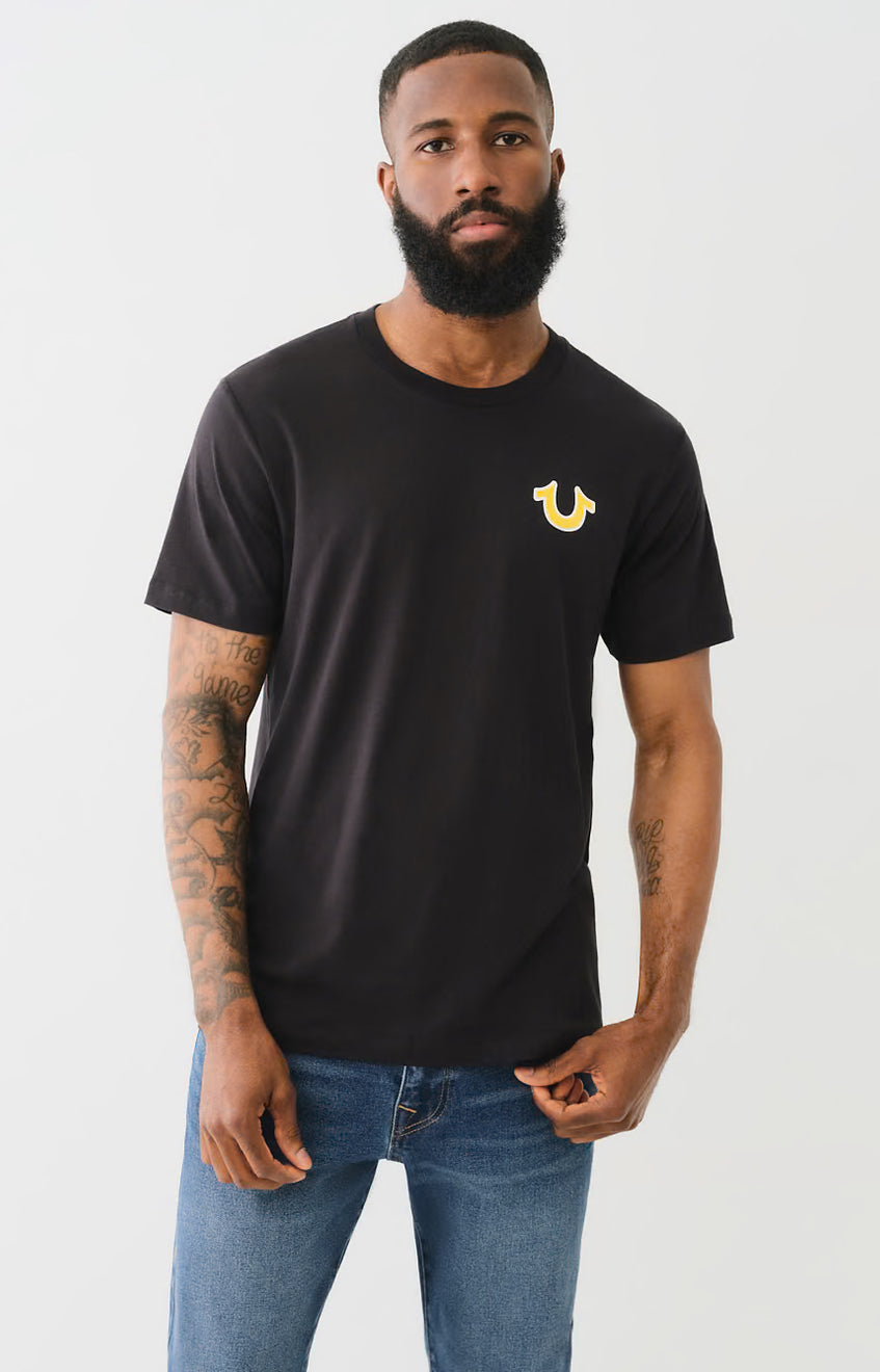 True Religion Established 2002 Tee — Black