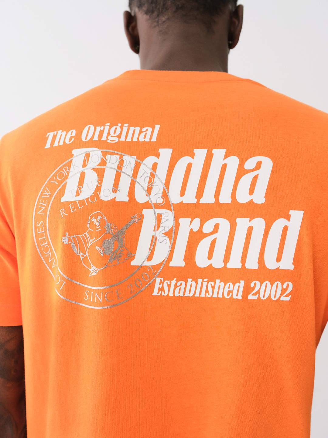 True Religion Buddha Brand Tee — Orange