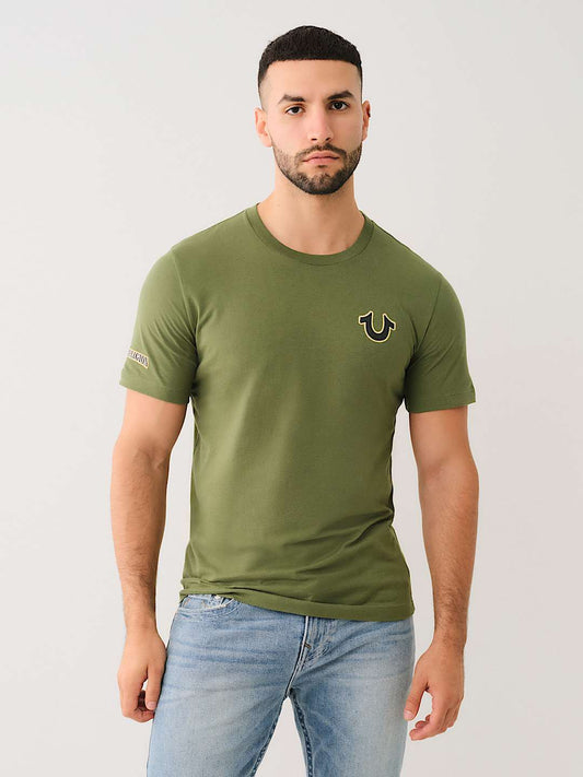 True Religion Horseshoe Tee — Olive