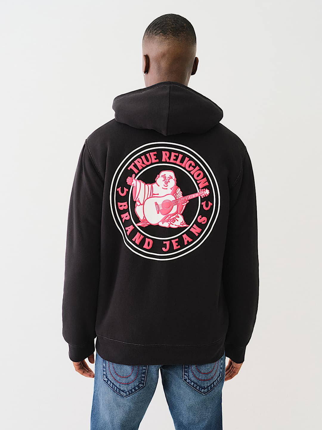 True Religion Buddha Circle Jacket — Black