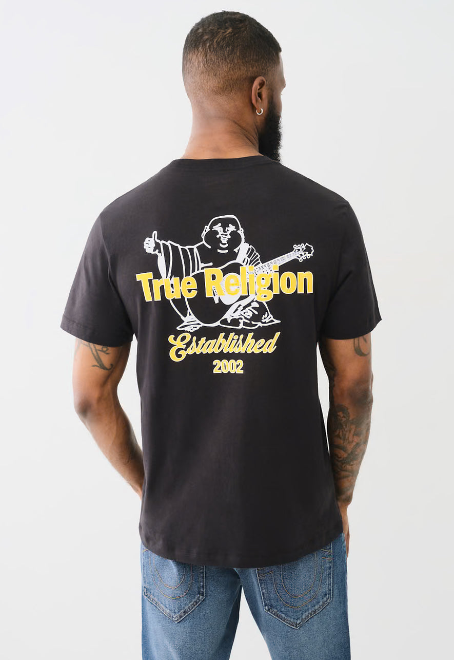True Religion Established 2002 Tee — Black