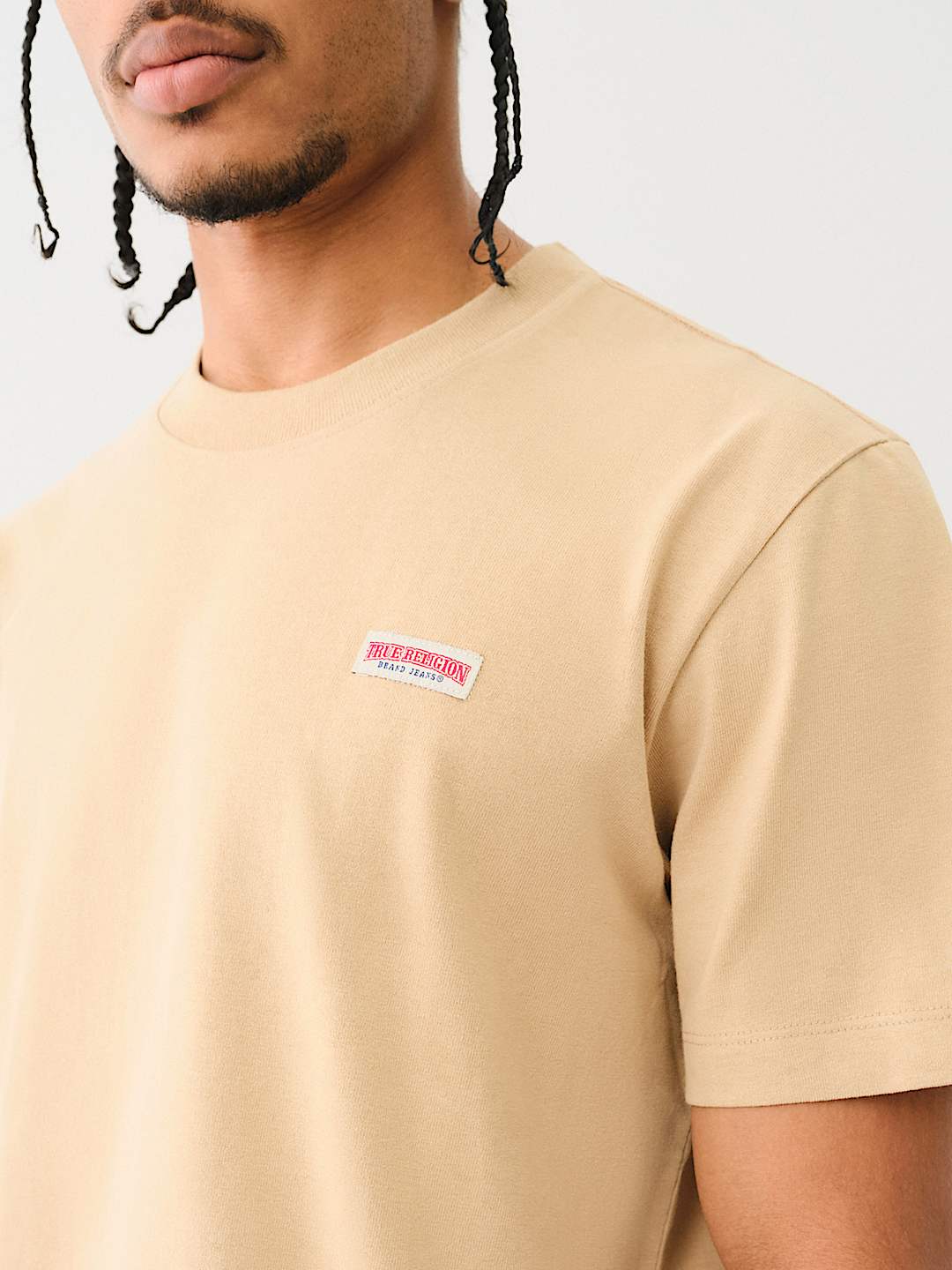 True Religion Tee — Beige