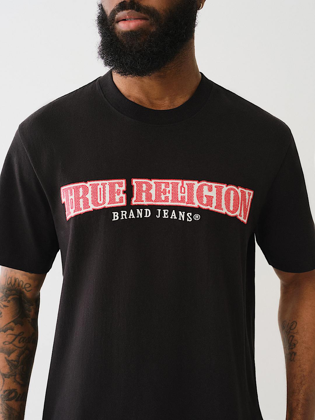 True Religion Brand Jeans Tee — Black