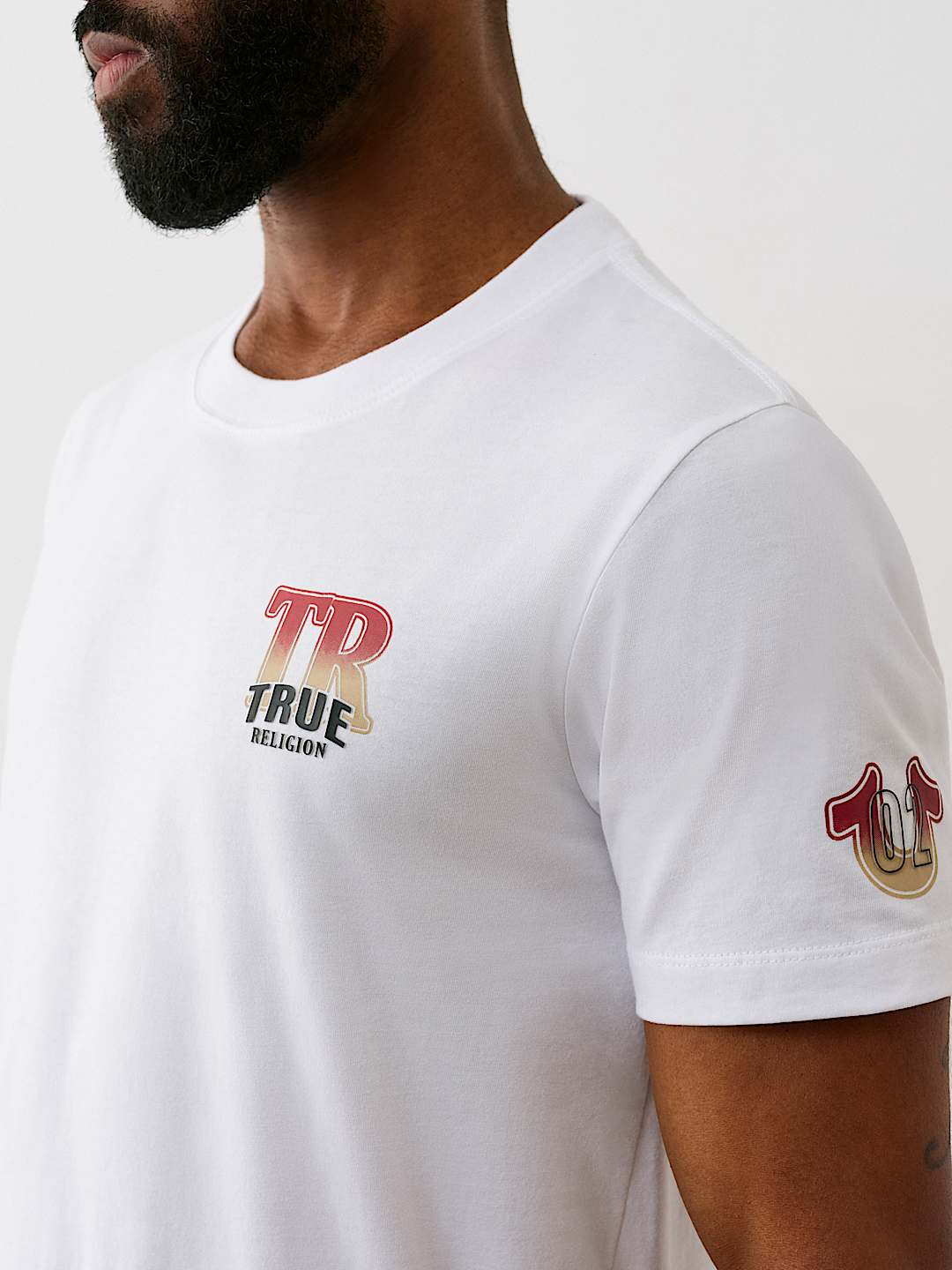 True Religion TR 2002 Graphic Tee — White