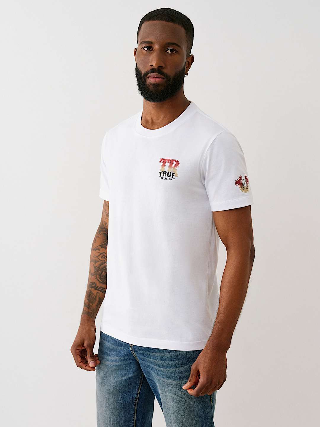 True Religion TR 2002 Graphic Tee — White