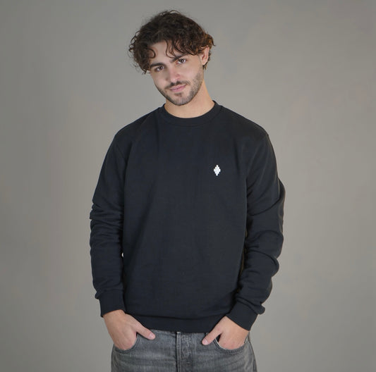 Marcelo Burlon Cross Basic Sweatshirt — Black