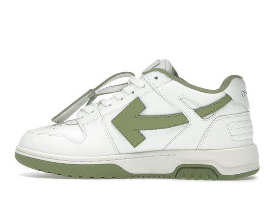 Off-White Sneakers — White/Green Arrow